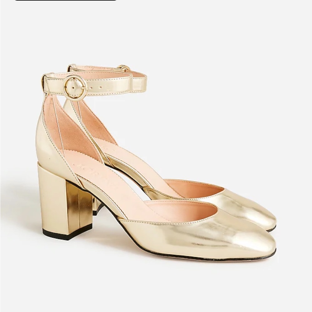 J.Crew Maisie ankle-strap heels, brand new, never worn, size 9.5.
